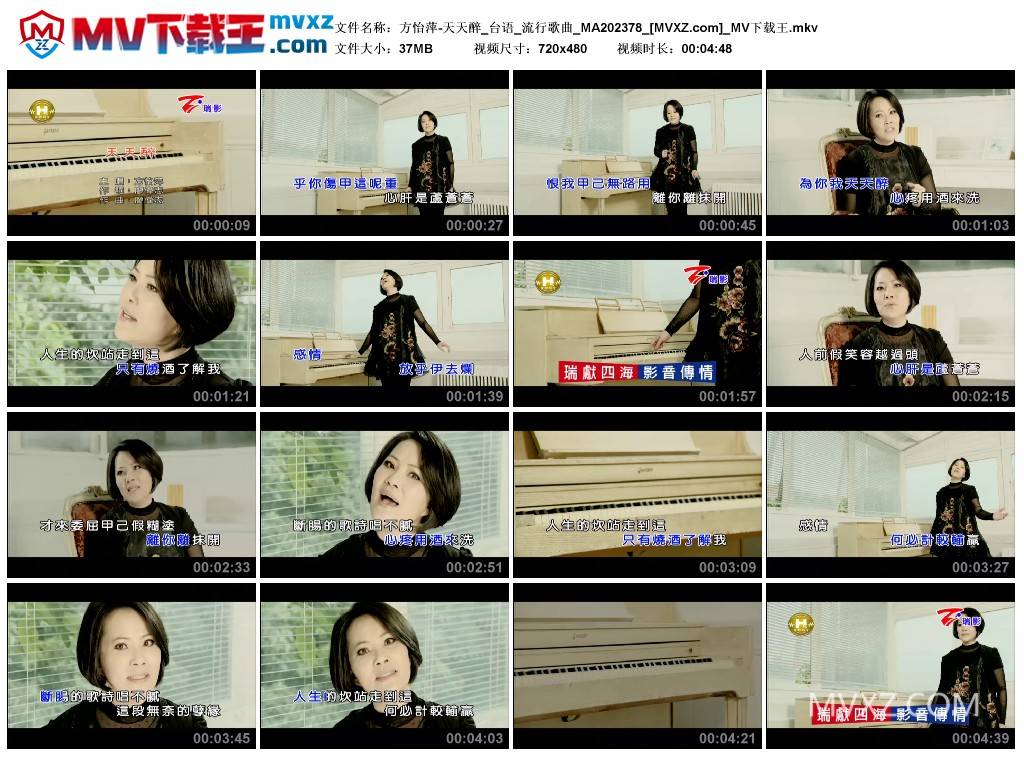 方怡萍-天天醉_台语_流行歌曲_MA202378